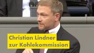 Christian Lindner zur Kohlekommission!