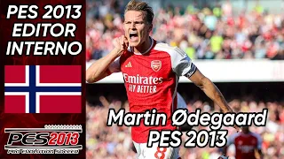 Martin Ødegaard (Arsenal - Noruega) pes 2013 face and stats.