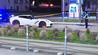 HPD: Corvette struck, killed pedestrian in Houston's East End | Raw scene video