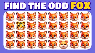 Find the ODD Emoji Out - Animals Edition 🐵🐼🐶 | Easy, Medium, Hard Levels