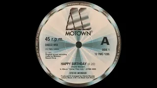 Stevie Wonder - Happy Birthday (UK 12'' Version) 1980