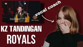 Vocal Coach reacts to KZ Tandingan -“Royals"