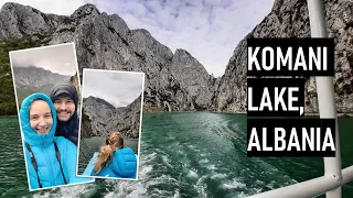 MOST BEAUTIFUL BOAT RIDE IN ALBANIA - Komani Lake Ferry [2021] // Travel Vlog