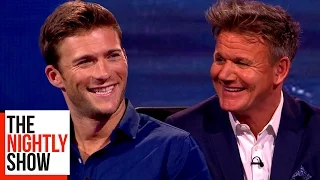 Gordon Ramsay Asks Scott Eastwood for Scarlett Johansson's Phone Number