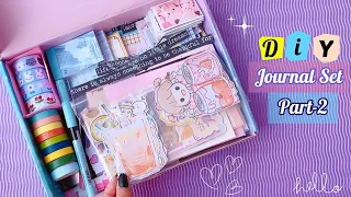 (part-2) How to Make Journal Set at Home / DIY JOURNAL SET /DIY Journal kit / DIY Journal Stationary