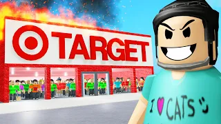 I trapped 100 PLAYERS in a Roblox TARGET..