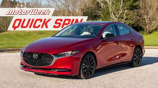 2021 Mazda3 2.5 Turbo | MotorWeek Quick Spin