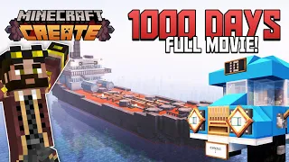 1000 days FULL MOVIE | Minecraft Create Mod (Episodes 42 - 50)
