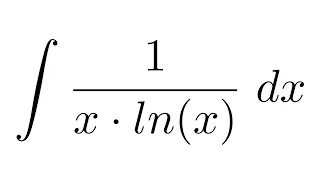 Integral of 1/(x*ln(x)) (substitution)