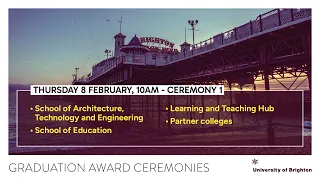 Winter Graduation Awards Ceremony 1 | Architecture, Technology and Engineering, Education, Teaching