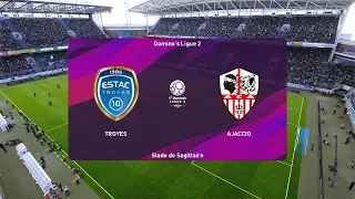 PES 2020 | Troyes vs Ajaccio - France Ligue 2 | 21 December 2019 | Full Gameplay HD