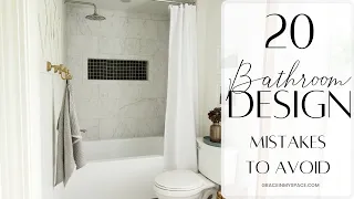 20 Bathroom Design Mistakes to Avoid | Bathroom Remodel Before and After
