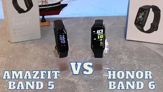 Honor Band 6 VS Amazfit Band 5 which one is better and why?