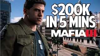 Mafia 3 Money Glitch $200k in 5 minutes (Unlimited) EASY