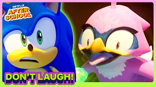 Sonic's Try NOT to Laugh CHALLENGE! 🤣💥 Sonic Prime | Netflix After School