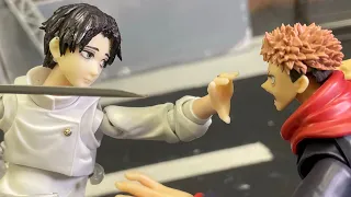 stop motion 呪術廻戦yuta vs yuji 虎杖 乙骨