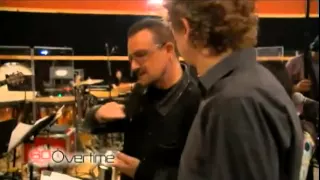 Bono & Edge  Making Spider man   Bono Sings Boy Falls From The Sky