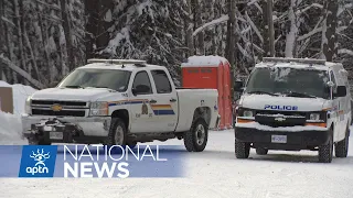 The latest from inside the RCMP exclusion zone on Wet'suwet'en territory | APTN News