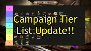 AoE2: DE Campaign Review & Tier List Update!