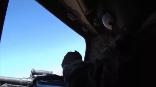 Chinook Door Gunners Firing At Taliban Fighters