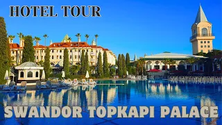 SWANDOR TOPKAPI PALACE - Hotel tour - pools - beach - gym - room - LARA - ANTALYA