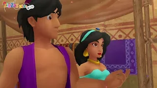 Aladdin | Agrabah | Full Cutscenes Movie Game | Kingdom Hearts 2 | ZigZag