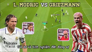 [REVIEW SHOWTIME]: L.MODRIC VS A.GRIEZMANN: GIÀ DƠ VÀ KINH NGHIỆM ĐẾN ĐÁNG SỢ || eFootball2023