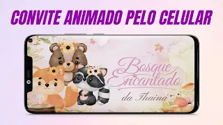 COMO FAZER CONVITE DE ANIVERSÁRIO ANIMADO PELO CELULAR | GRÁTIS | TUTORIAL NO CAPCUT