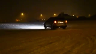 Subaru Outback 2.0D on ice  and police :(