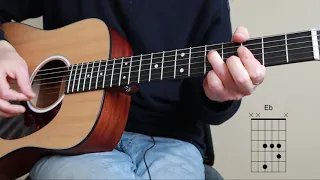 Toto - Rosanna (easy chords on acoustic guitar)