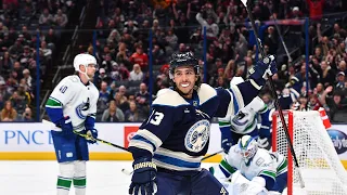 Johnny Hockey throws the Blue Jackets on his back with a tremendous goal