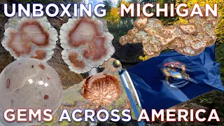 Unboxing Gems of Michigan | Gemstones Across America