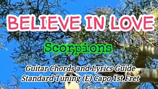 BELIEVE IN LOVE | Scorpions Easy Guitar Chords Lyrics Guide Play-Along Beginners