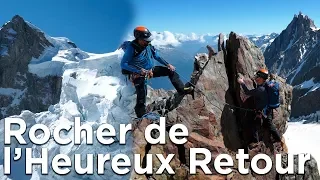 Rocher de l'Heureux Retour refuge des Grands Mulets Chamonix Mont-Blanc montagne alpinisme