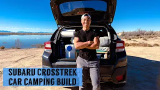 I Live in a Subaru Crosstrek | Simple Car Camping Build and Tour