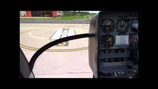 Helicopter flying lesson in Schweizer 300