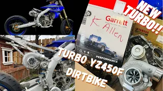 NEW GARRETT TURBO + BUILD PLANS FOR MY NEW TURBO YZ450F BUILD!!!