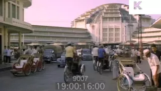 1960s Cambodia, Phnom Penh Street Scene