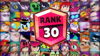 Pushing all brawlers to RANK 30 (Part1)