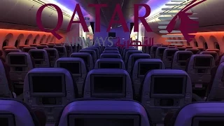 VISITING THE QATAR AIRWAYS 787 DREAMLINER! | Cabin & Aircraft Walkaround