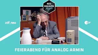 Feierabend für Analog Armin | NEO MAGAZIN ROYALE mit Jan Böhmermann - ZDFneo