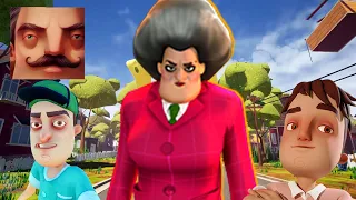 Hello Neighbor - My New Neighbor Big Scary Teacher Final History Gameplay Walkthrough