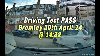 Driving Test PASS Bromley 30th April 2024 @ 14:32