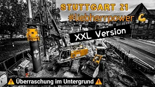 [XXL VERSION] Stuttgart 21: Überraschung im Untergrund! LB36 bohrt DURCH Beton |17.11.2020| #S21