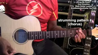 How To Play DRAG ME DOWN One Direction Acoustic Guitar Lesson EricBlackmonGuitar