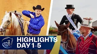 #Tryon2018 so far: Reining, Dressage and Eventing | FEI World Equestrian Games 2018