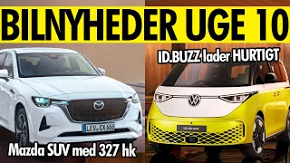 ID.Buzz sparker bagdel og ny BILLIG 327 hk Mazda SUPER-SUV – Bilnyhederne UGE 10