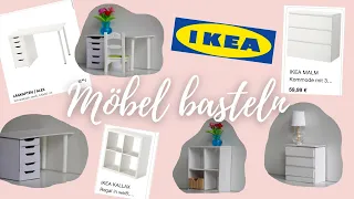 Ikea Möbel nachbasteln in Miniatur🤍//Pimp my Playmobil//Ikea DIY//Familie Bäcker