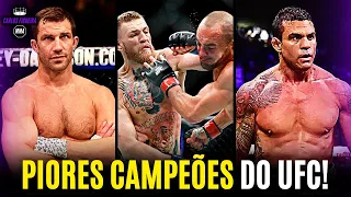 OS 10 PIORES CAMPEÕES DA HISTÓRIA DO UFC!