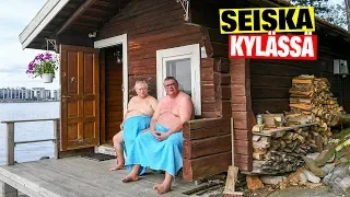Ulkoministeri Timo Soini löylyissä Paavo Nurmen mökillä: Sauna on kunnon puntari!